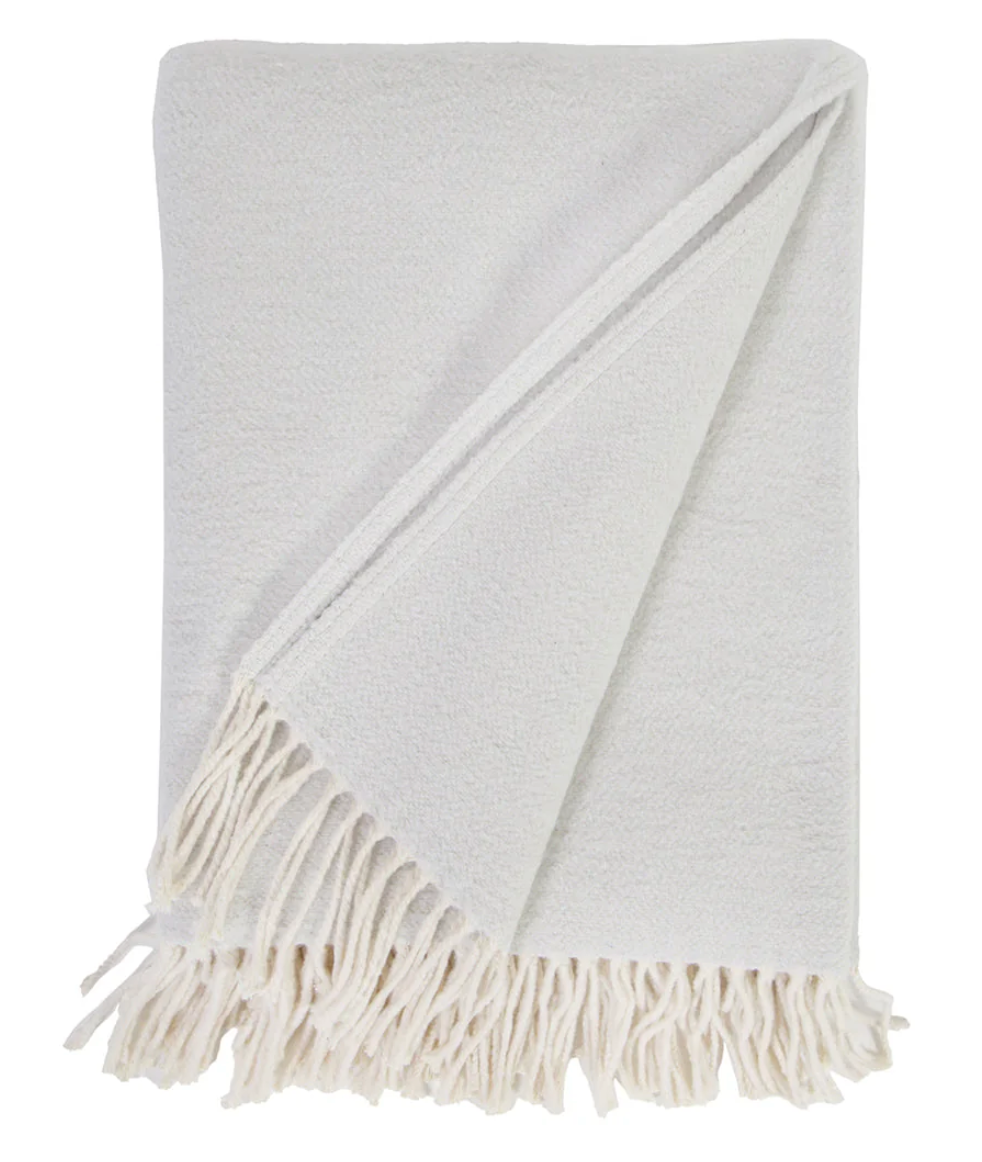 Billie Throw, Light Grey
