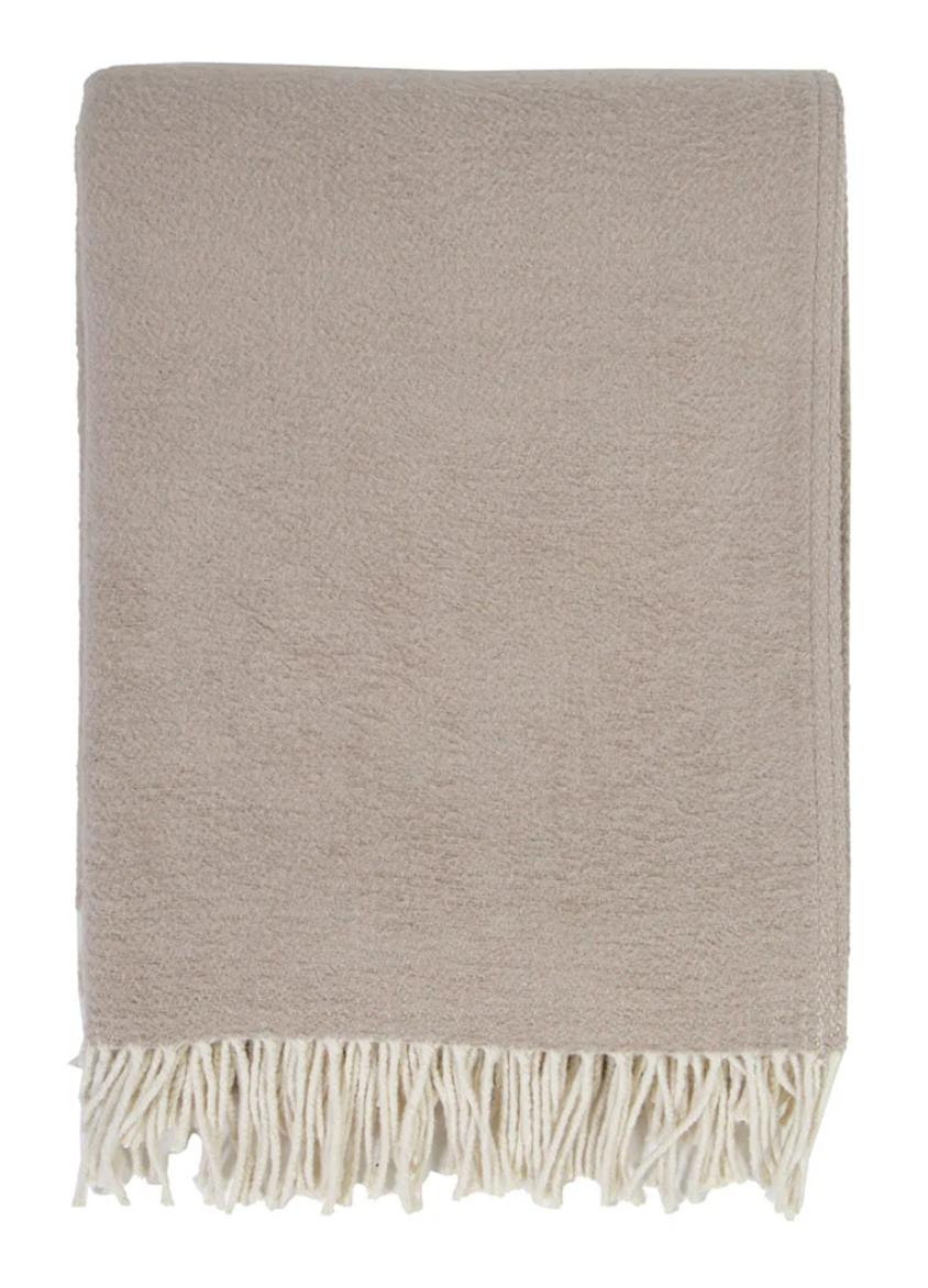Billie Throw - Taupe