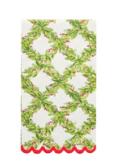 Holly Berry Guest Towels / 20 pack