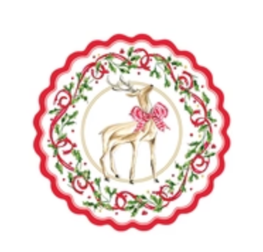 Holly Berry Salad Plates / 8 pack