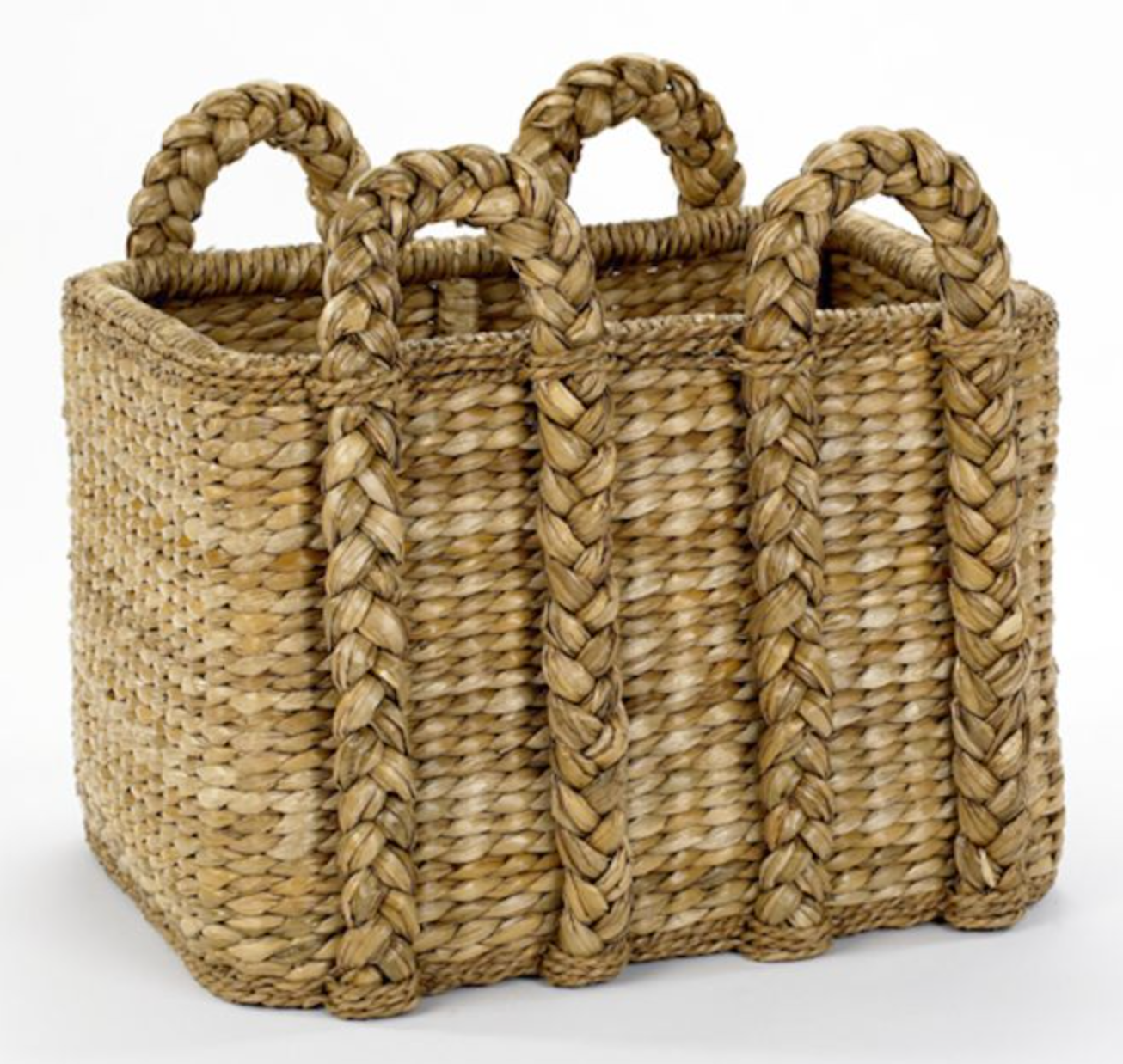 Large Rectangular Rush Basket