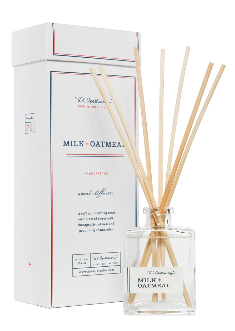 Milk + Oatmeal Scent Diffuser Kit
