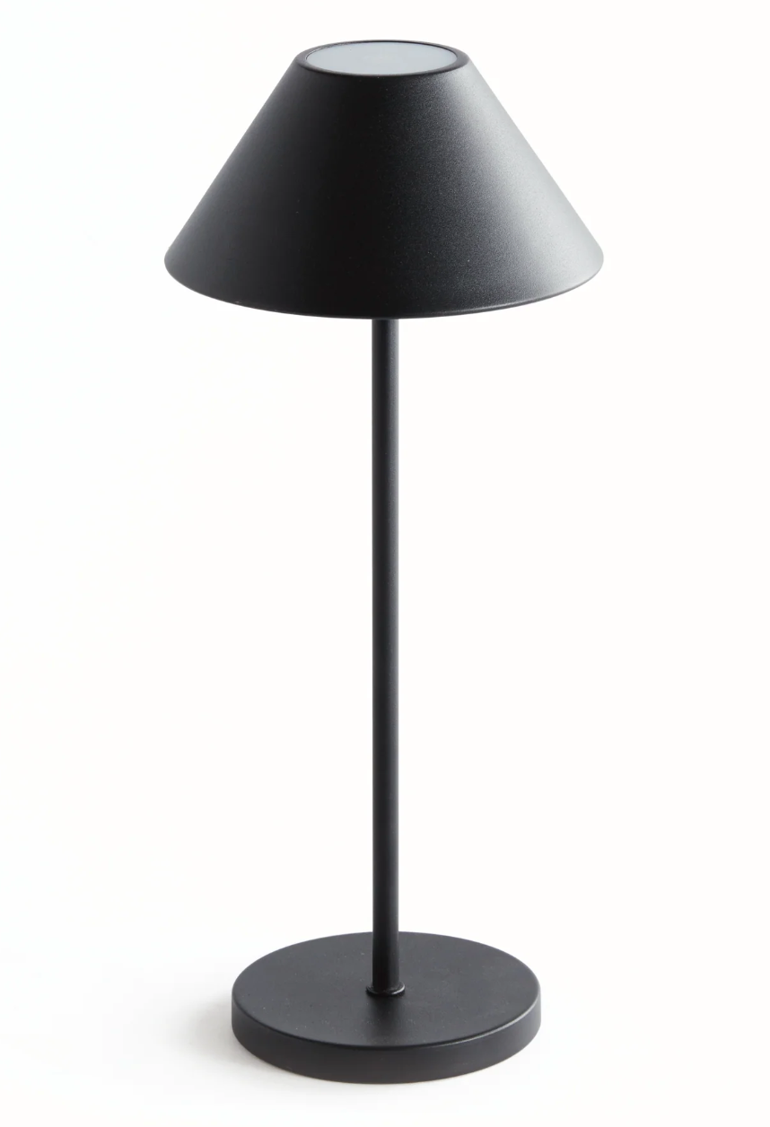 14" Cordless LED Lamp, Black