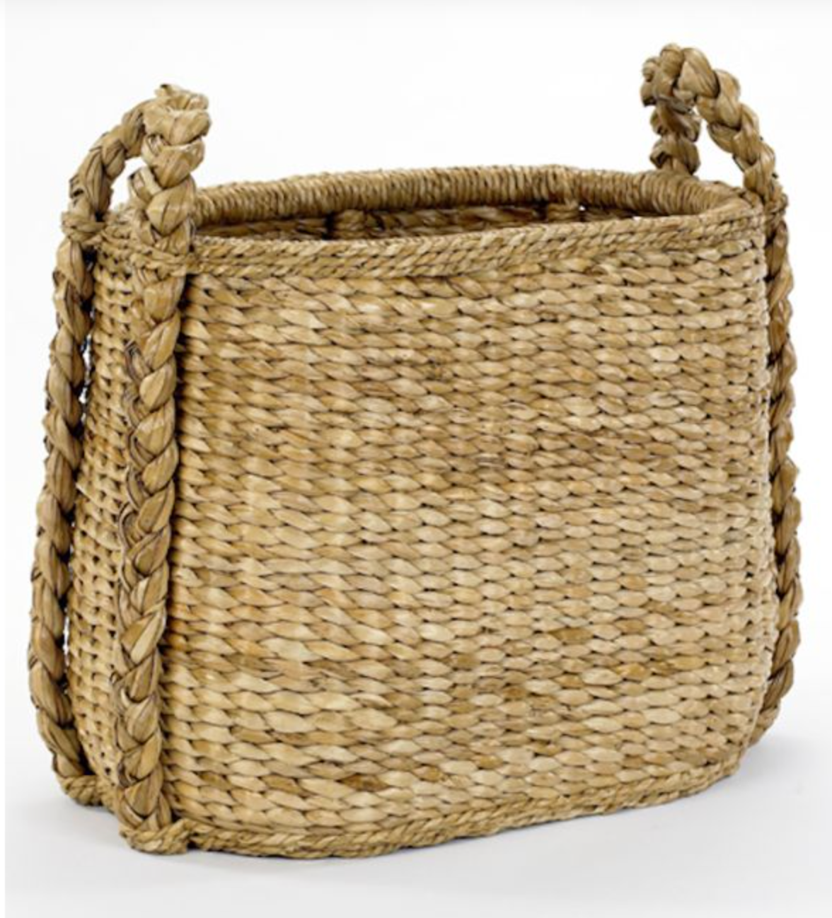 Oval Sweater Weave Fireside Basket