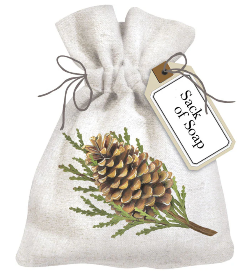 Juniper Pinecone Sack Of Soap
