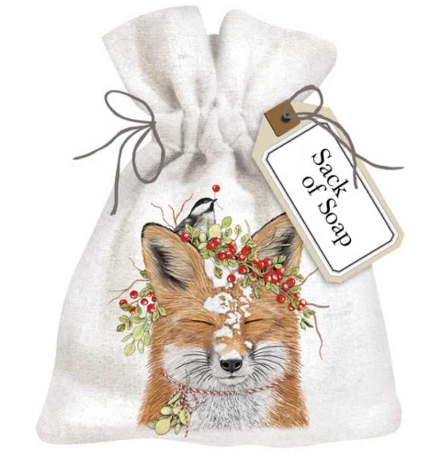 Chickadee Fox Sack Of Soap