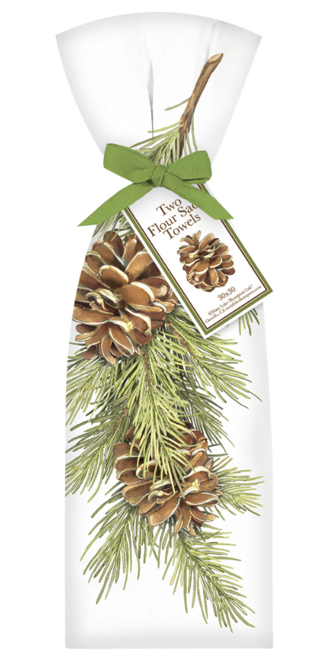 Pine Branch Towel Set (2)