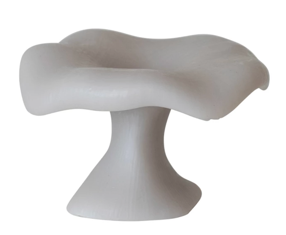 Mushroom Candle, Grey