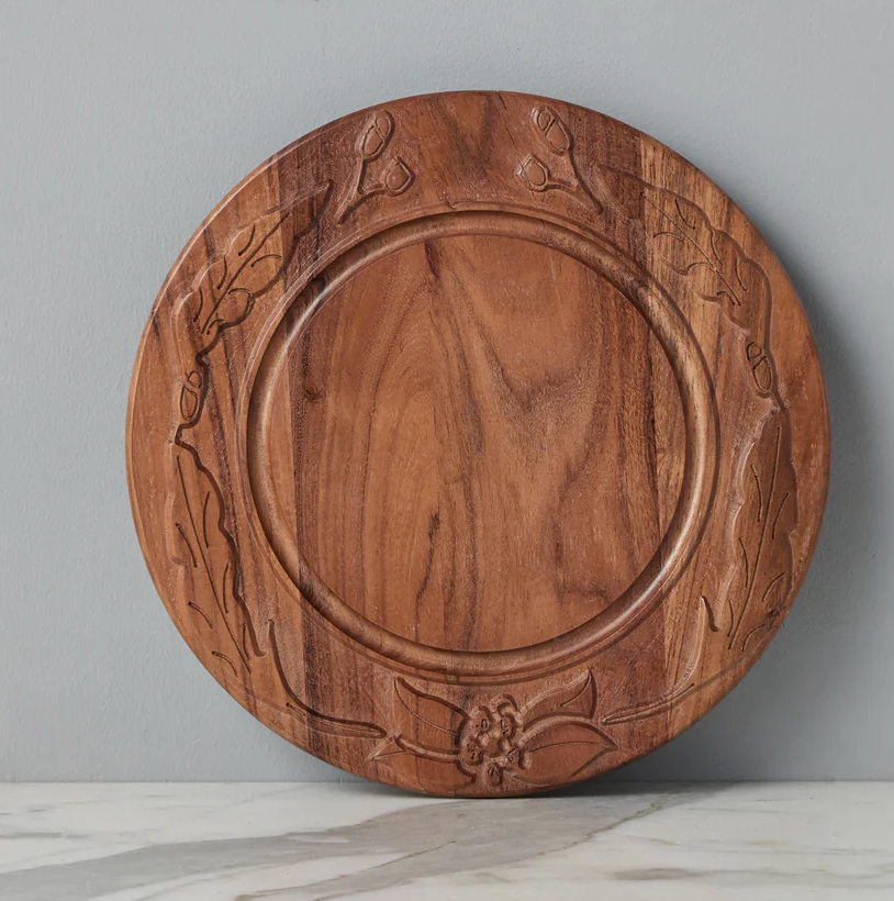Round English Bread Board