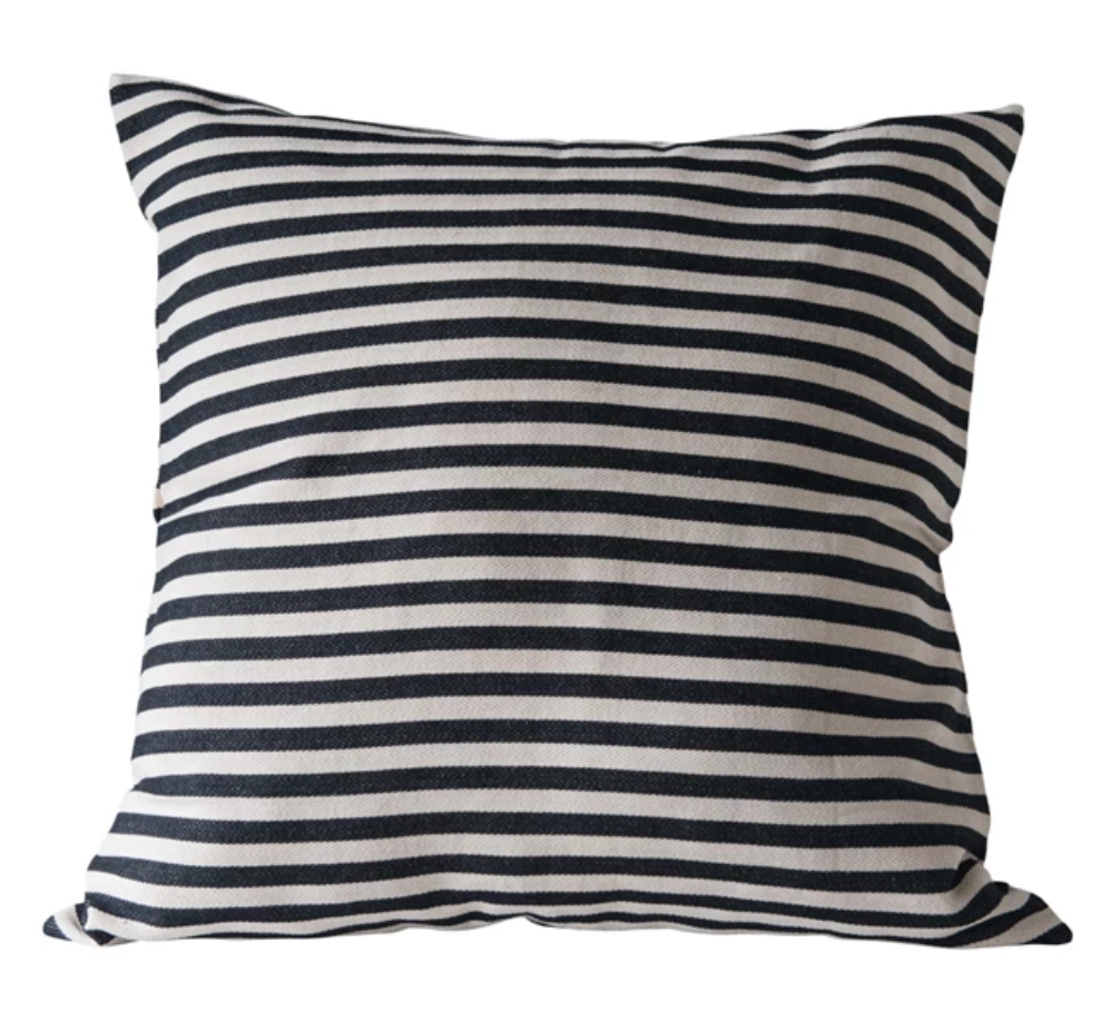 26" Square Striped Pillow