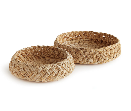 French Braided Basket, 22x22x5.75"