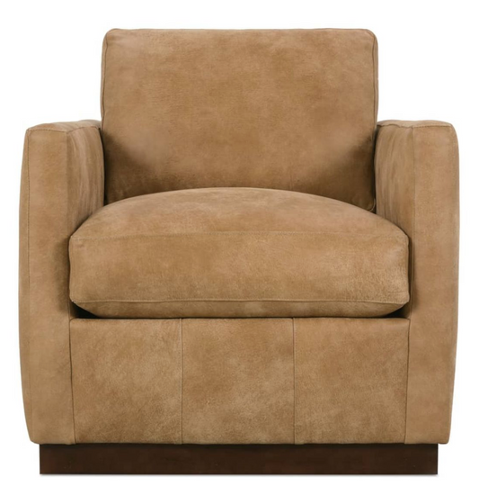Allie Leather Swivel Chair
