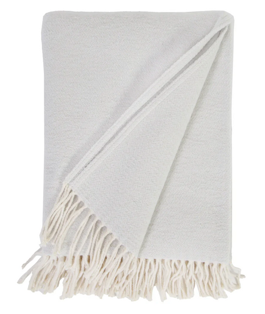 Billie Throw, Light Grey
