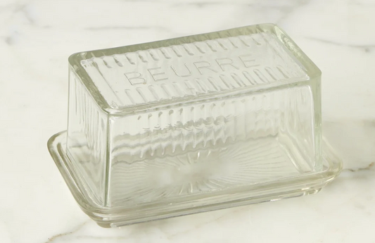 Bistro Glass Butter Dish