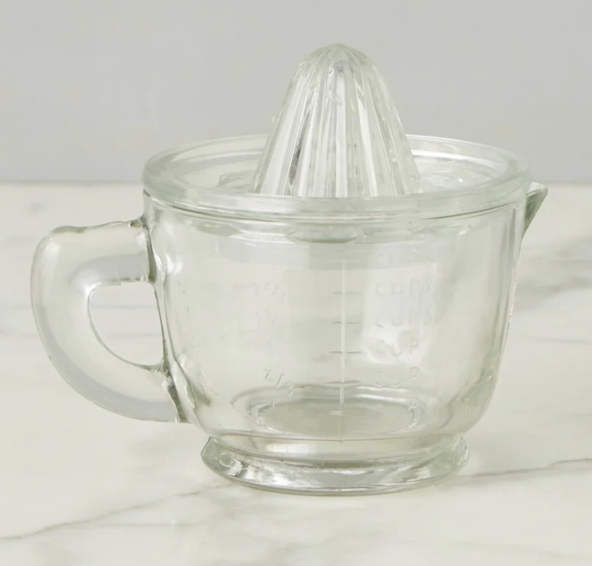 Bistro Glass Citrus Hand Press Juicer