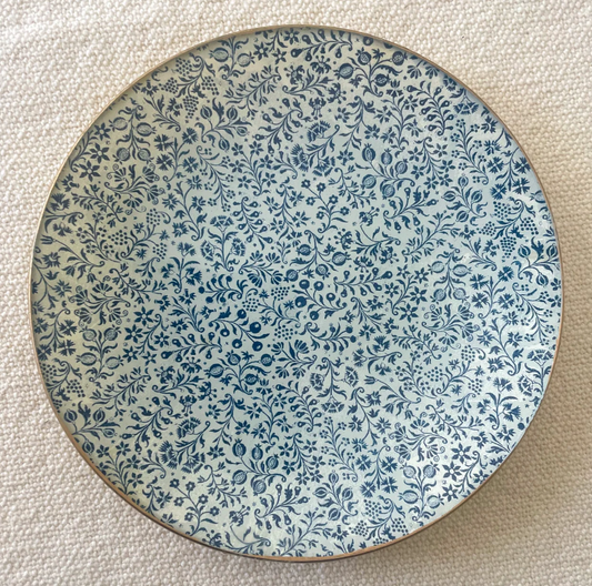 Blue Liberty Round Tray