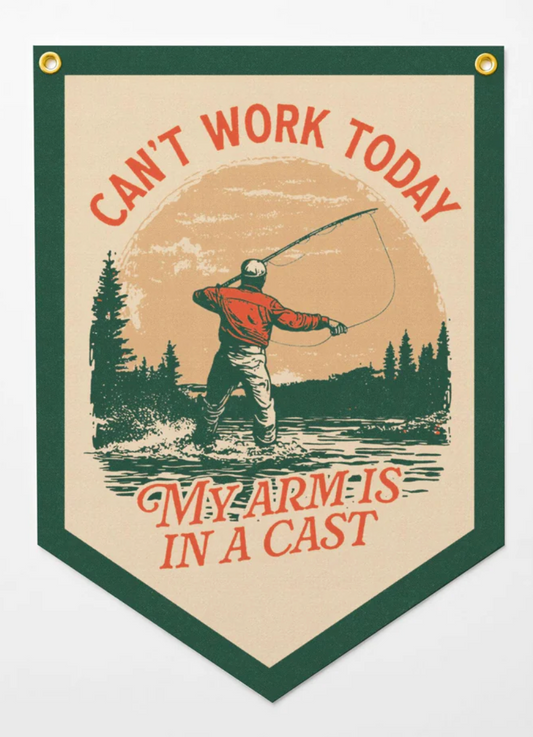 Can't Work Today - Gone Fishing Pennant