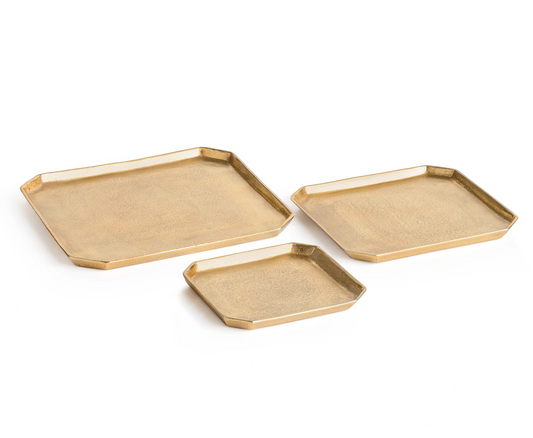 Brass Square Serving Trays