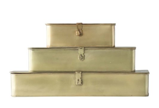 Brass Boxes, Set of 3