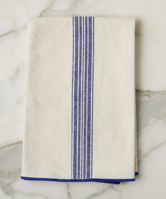 Dinner Napkins Navy Blue Stripe / 4