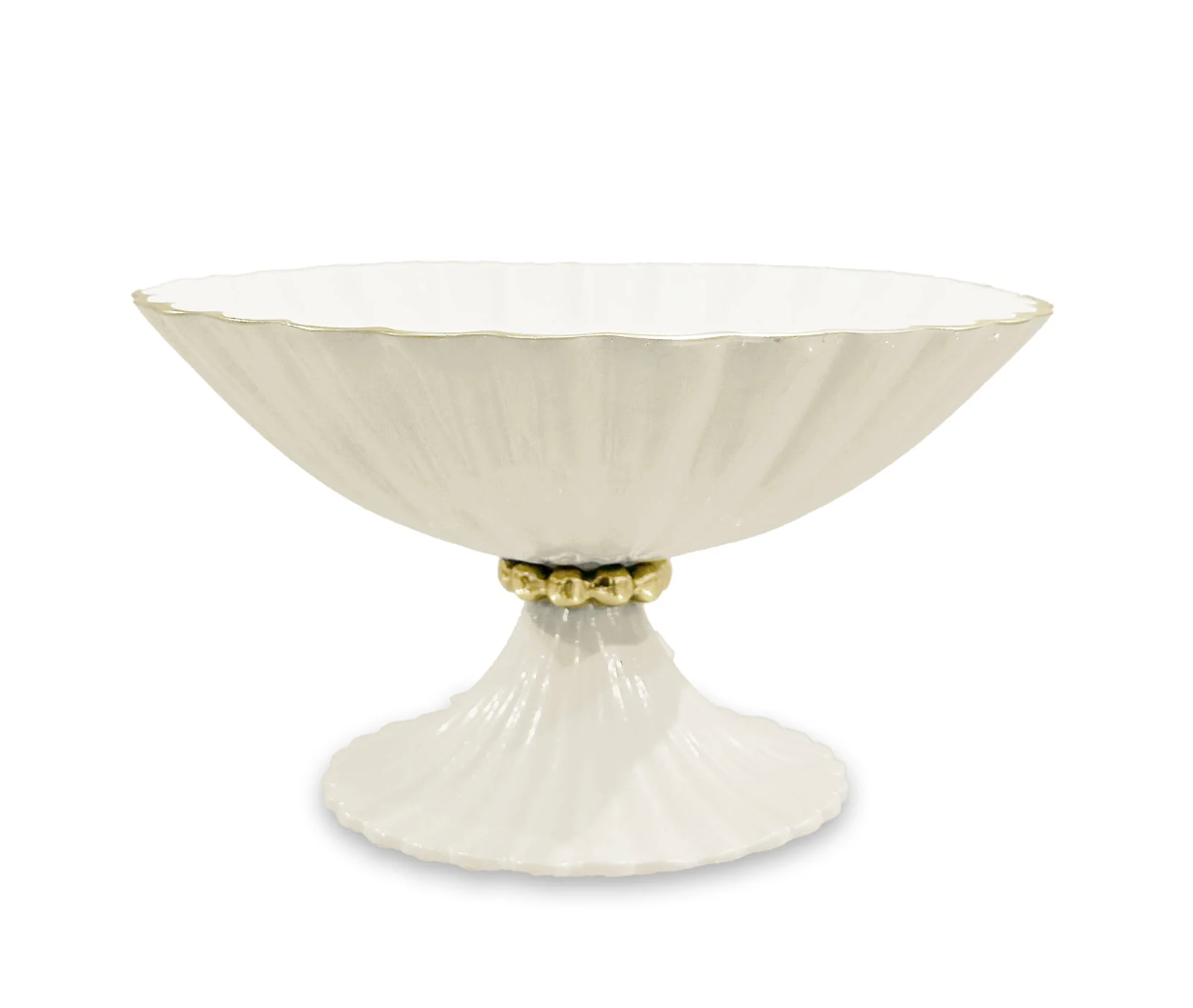 Vienna Small Pedestal - Dove and White