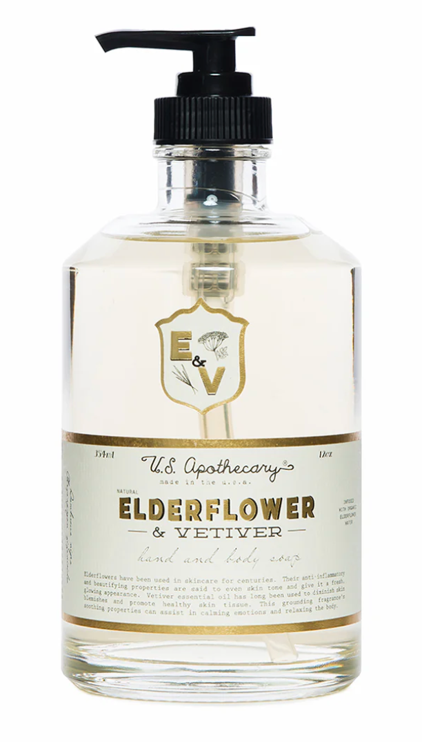 Elderflower & Vetiver Hand and Body Soap