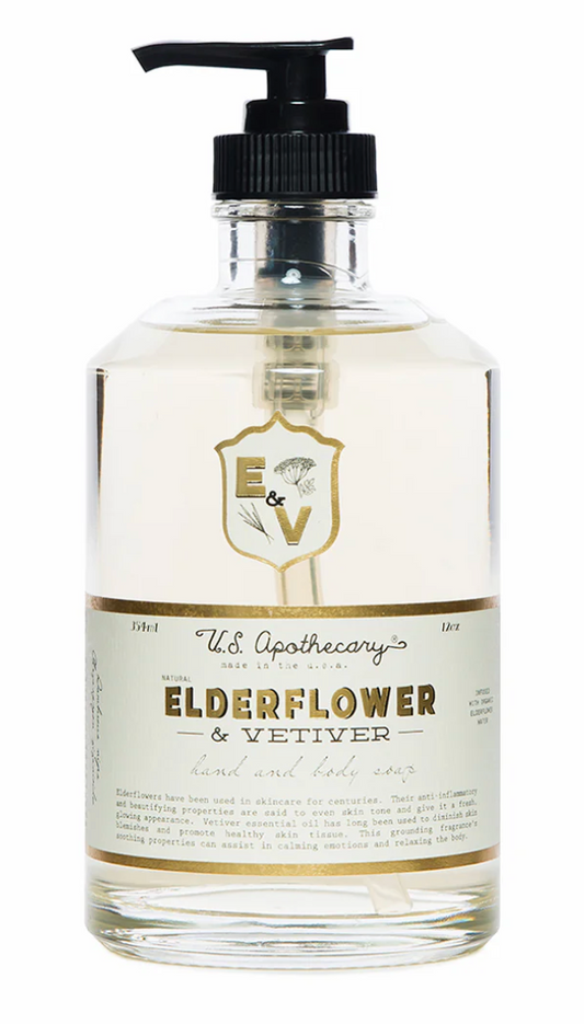 Elderflower & Vetiver Hand and Body Soap