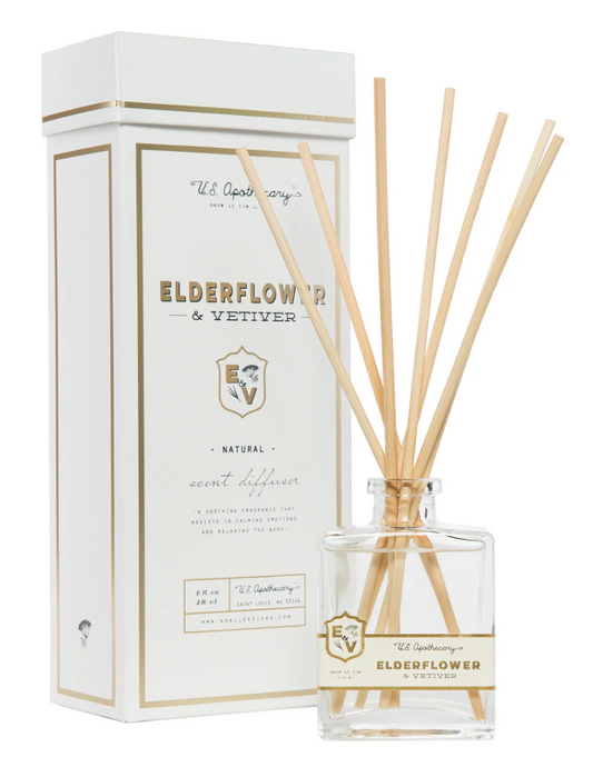 Elderflower & Vetiver Scent Diffuser Kit
