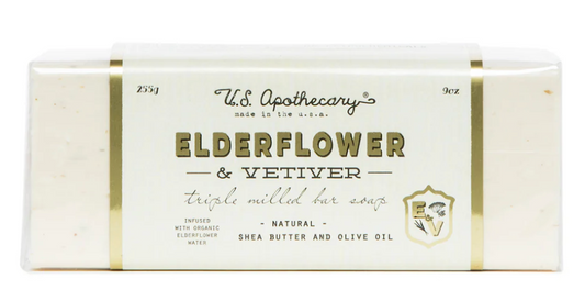 Elderflower & Vetiver Triple Milled Bar Soap