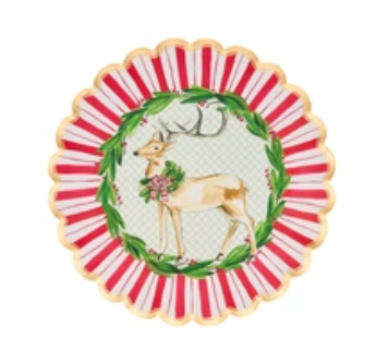 Holly Berry Dinner Plates / 8 pack