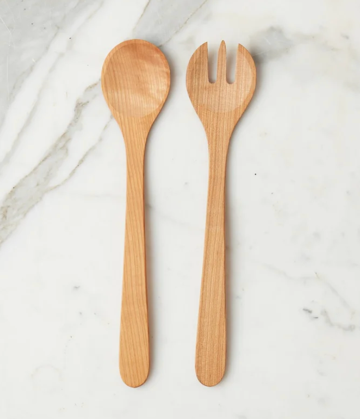 Mediterranean Salad Servers - Cherrywood