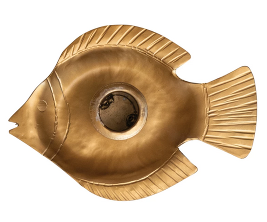 Gold Fish Taper Holder