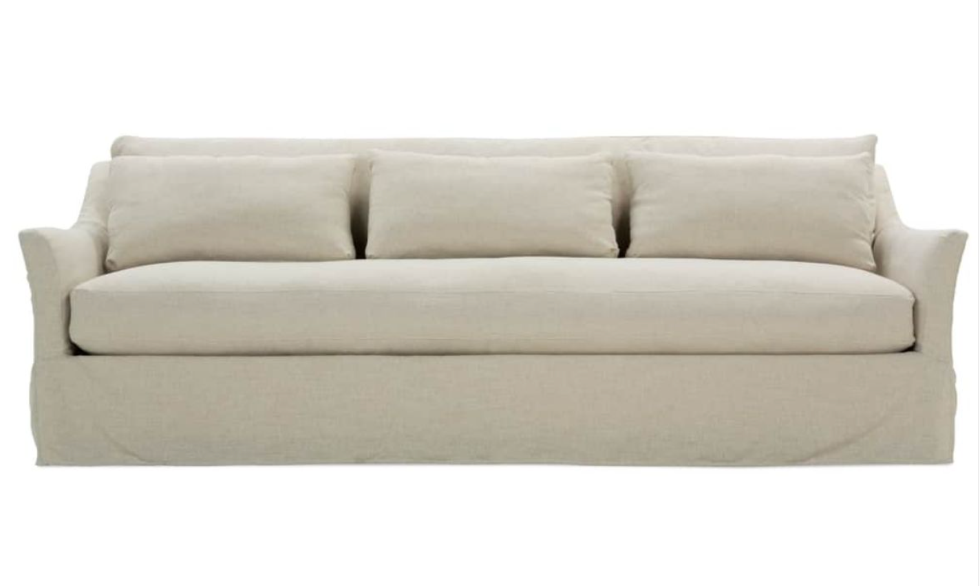 Moreau Slipcovered Sofa 98"L x 41"D x 35"H