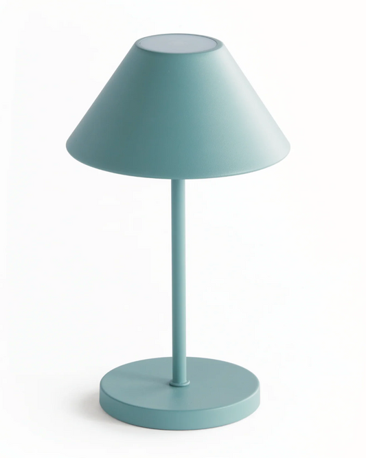 10" Cordless LED Lamp, Seafoam