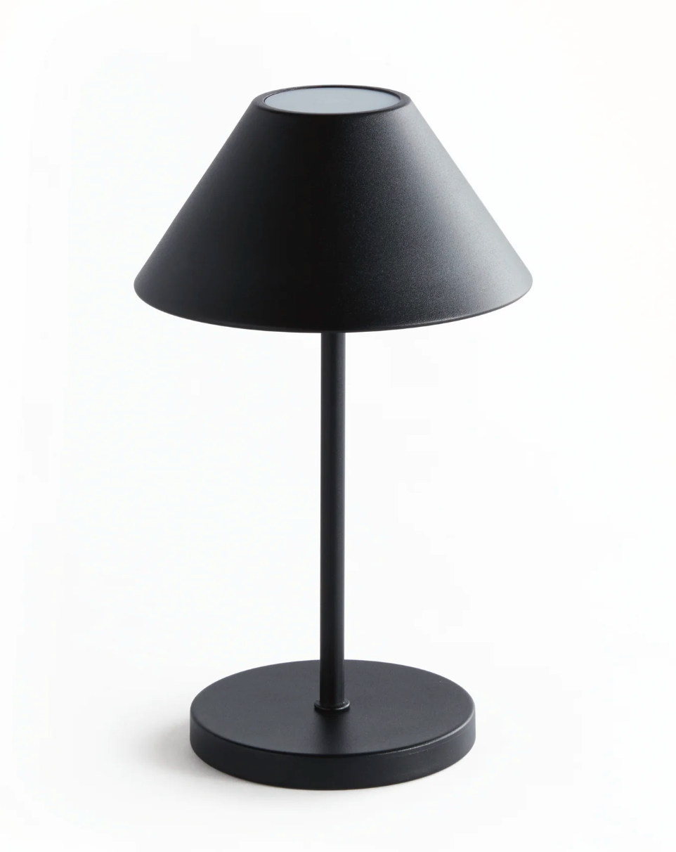 10" Cordless LED Lamp, Black