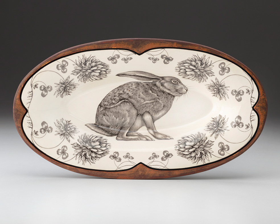 Oblong Serving Dish Hare & Clover
