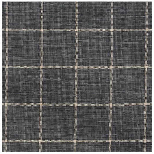 Porto Ottoman - Blue Check