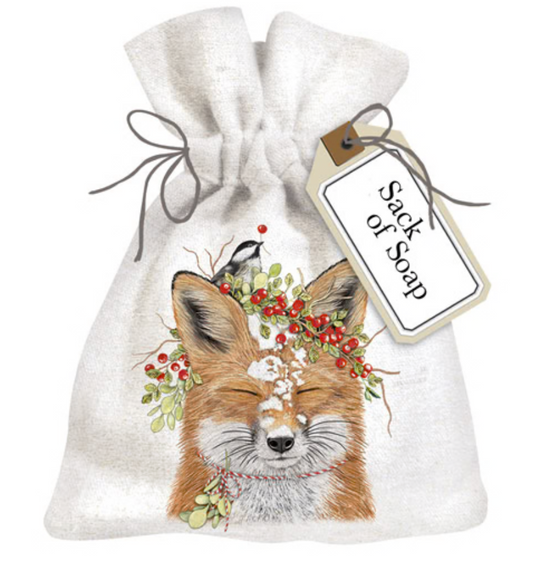 Chickadee Fox Sack Of Soap