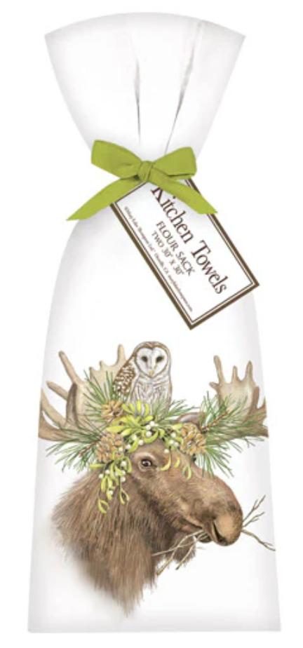 Moose Owl Towel Set (2)