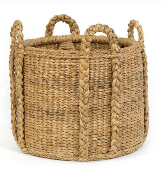 Sweater Weave Fireplace Basket