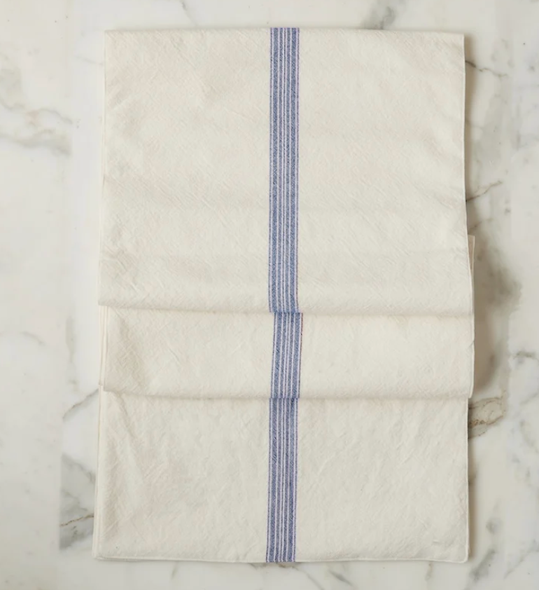 Table Runner Blue Stripe 136" x 18"