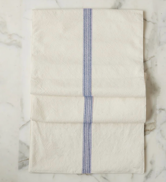 Table Runner Blue Stripe 136" x 18"