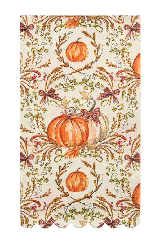Turkey & Gourds Guest Towels / 20 pack