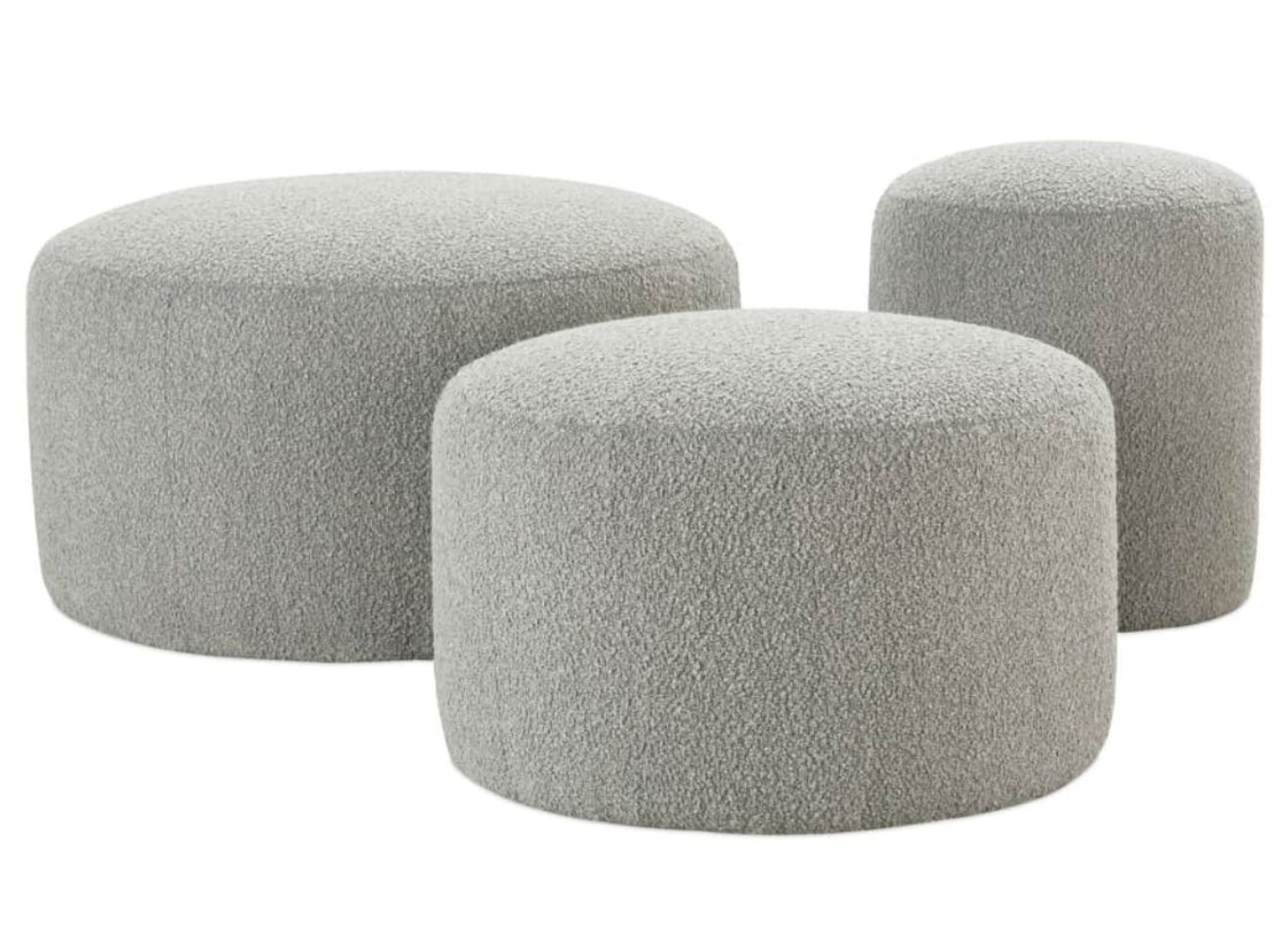 Cleo Ottoman 25"D x 16"H
